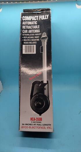 Afco Electronics Inc. Hca-350b Nib Compact Fully Automatic Retractable Antenna 36 Inch
