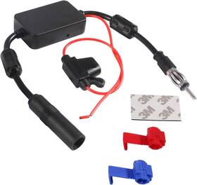 Aitrip 705353899270 Universal Car Stereo Fm Radio Antenna Signal Booster Amplifier Amp For Ve
