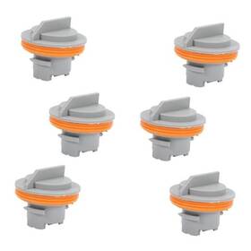 923-034 Anlseiod 6pcs Tail Lamp Socket Compatible For Dodge 1999 2000 2001 2002 2003 2004 Grand