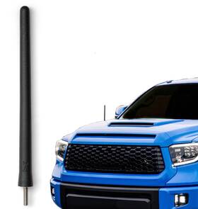 A010-ty-7 Antennamastsrus Short Rubber Antenna Fits Toyota Tundra 2000-2020 - Usa Stainless Steel T