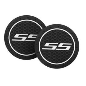 Aooble 748675171501 2pcs 2.75 Inch Cars Coasters Compatible With Chevy Camaro Ss White