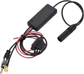 Ashata Ashata6epuc1o93g Car Antenna Amplifier Adapter Aerial Booster Compatible With Dab Fm Am