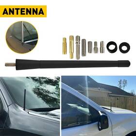 Auxito Ito-tx-86461 7 In Car Radio Am/fm Antenna Aerial Signal Booster Black Auto Accessories