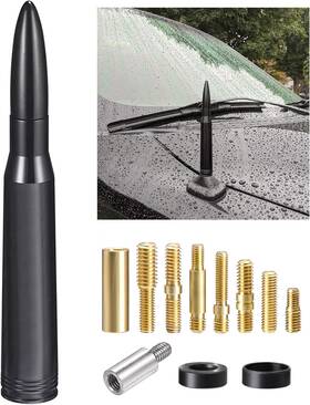 Bingfu 313021380397 Car Truck Bullet Antenna Mast Vehicle Replacement For Heavy Duty