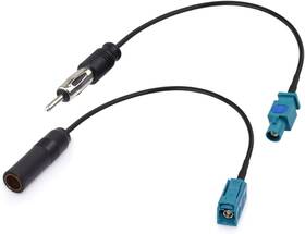 Bingfu 313047053015 Universal Vehicle Car Stereo Fm Am Radio Antenna Adapter Cable 2-pack F