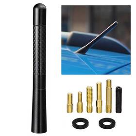 Bingfu 790404672889 Vehicle Roof Mount Antenna Mast 4.7 Inch Carbon Fiber Car Replacement