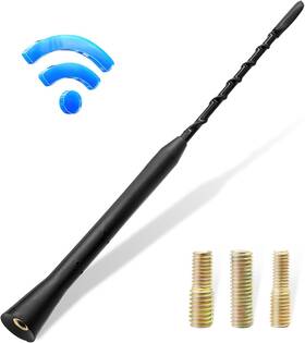 Bk-10b45 Blingkingdom 9 Inch Universal Car Antenna Replacement Radio Signal Booster Am/fm Roof