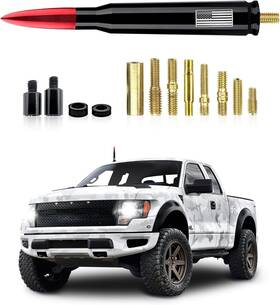 Booktx110re Bookeel 1 Pack Car Antenna Replacement Aluminum Alloy Truck Bullet