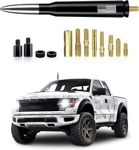 Booktx110si Bookeel 1 Pack Car Antenna Replacement Aluminum Alloy Truck Bullet
