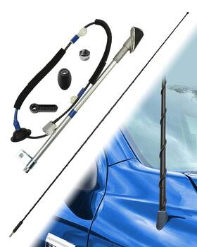 Aahzx1030 Boqnzn Antenna Assembly Manual Type Fits For Toyota Tacoma 2005-2015 All In One Ant