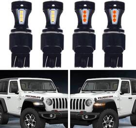 Bulbforst 715802851384 Turn Signal Drl Led For 2018-2025 Jl Wrangler Sahara And Rubicon 2020-2025 Gladiat