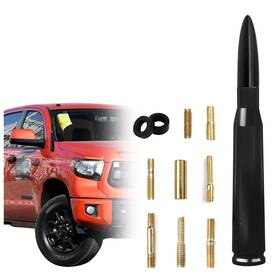 Sxirq1460-hsncz1fz2-bjx6yo7mm Caranthboutique Antena De Bala Para Camioneta Auto Carro Coche Con Adaptador Universal Radio New