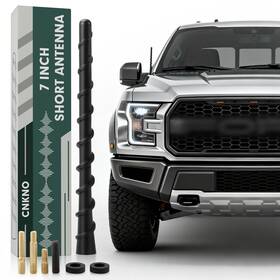 Anj51 Cnkno 7 Inch Short Antenna Compatible For Ford F150 2009-2025 Flexible Rubber Ante