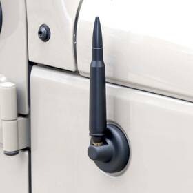 Company 445034372311 Bullet Style Stubby Antenna Mast Radio Aerial Black Replacement Fit Jeep W