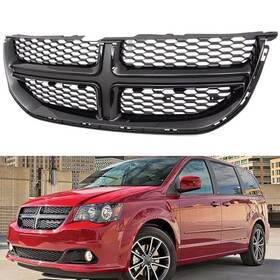 Ap033101 Corkiauto Front Grill Bumper Upper Grille Compatible With 2011-2020 Dodge Black