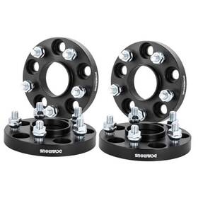 Dcvauto 11035-25b4 4pc Black 5x5 Hubcentric Wheel Spacers 1 Inch 71.5 Bore Inch-4 Pcs