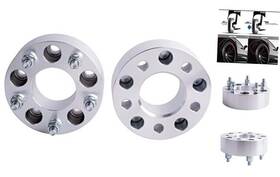 Dcvauto Ws201-02 2pc 5x5 To 5x4.75 Wheel Adapters 2 Inch With 12x1.5 Studs Inch-2 Pcs