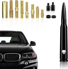 Dewkou Dwtx01bl Pack-1 Car Bullet Antenna For Most Chevy And Gm Cars Universal Short Vehicle