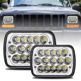 Hl-0044 Dimflux H6054 Led Headlight Assembly 7x6 5x7 Headlights Kit Hi/low Sealed Beam