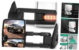 050909-5336-1136333314 Donglin Towing Mirrors Compatible With 2007 07-14 For Chevy Silverado Gmc Sierra