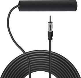 Dorhea 744110545289 Universal Radio Antenna Car Stereo Am Fm Hidden Windshield Adhesive Mount Patch
