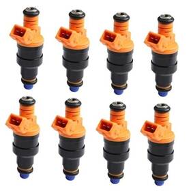 Dueyu Br-143-0042e Set Of 8 Fuel Injector Compatible With Ford F150 F250 F350 E150 E250 E350