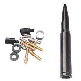 E-vniko 770651813709 Bullet Universal Antenna Compatible For Ford F150 250 Chevy Jepp Dodge Ram &m