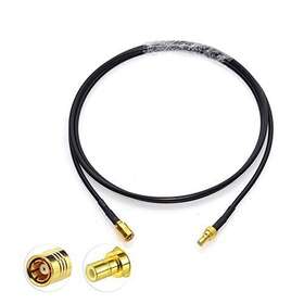 Eightwood 709202701332 Satellite Radio Antenna Adapter Smb Male To Female Extension Cable 3 Feet