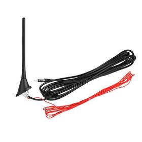 Eightwood Ewua0211 Fm Am Radio Antenna Universal Roof Mount Amplified With 12v Power Wire D