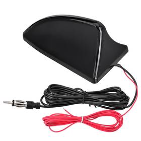Eightwood Ewua0212 Shark Fin Amplified Car Radio Antenna Universal Roof Mount Fm Am Wit