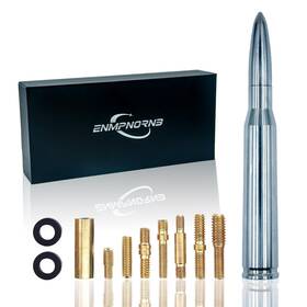 Enmpnornb 706556845972 5.5inch Chrome Stubby Bullet Antenna Replacement For Various Car Mo
