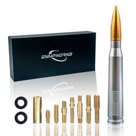 Enmpnornb 706556846030 7.8inch Silver-gold Bullet Antenna Replacement For Various Car Models Dodge