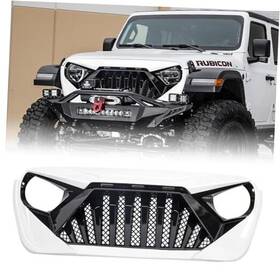 Vw-umz4-2gd5 Eomd Front Goliath Grille Compatible With 2018-2025 Jeep Wrangler White Black