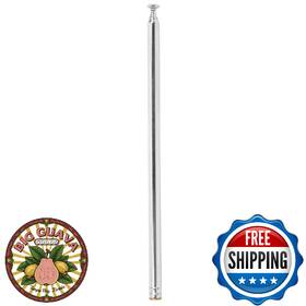 B08chjhyh5 Fafeicy Rod Antenna 7 Section Copper Full Channel Aerial For Tv Radio Remote