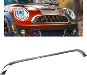 Et-565s-z2 Fametrade Llc Kojem Chrome Grille Hood Molding Trim Compatible With 2007-2015 Mini Cooper R55