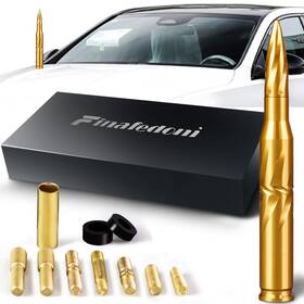 Finafedom 735153281074 Car Truck Antenna 50 Cal Bullet Accessories Silverado 1500 Ford