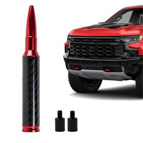 Ant1212-silverado Firfiltr Carbon Fiber Truck Antenna For Chevy Silverado 1500 2500 3500 And Gmc Sierra 19