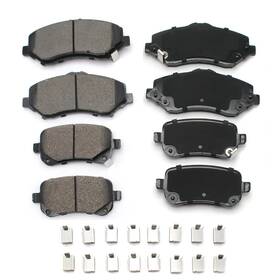 Gariqe Yf-bp-006 Brakes Pads Set Compatible With 2008-2012 Dodge Grand Caravan 2009-2013 Dodge