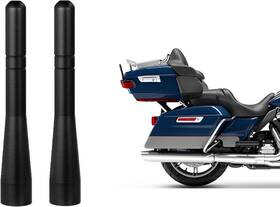 Godpee 445006347378 Szsauto 4 Inch Short Motorcycle Antenna 2-pack For Harley Touring 1989-2024