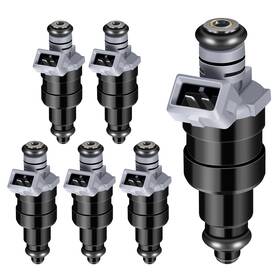 Gpmm-3112 Gpmmwpg Set Of 6 Fuel Injectors Compatible With Jeep For Wrangler 1997-1998 Grand