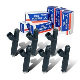 Hx-22249 Hengxiangparts 6pcs 1-hole Fuel Injectors Compatible With 1999-2001 Jeep Cherokee 1999-2004