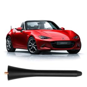 Husuku 741416456240 5 Inch Al-alloy Radio Stubby Antenna For Mazda Miata Mx-5 Rf Nd Nc 2006-2022