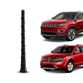 Jamscar 791809318822 Short Antenna Compatible For Jeep Cherokee Renegade Grand Dodge Jou