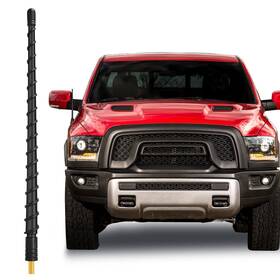 Kasnow 756542407202 13 Inch Black Spiral Antenna Universal Toppers Waterproof Pvc R