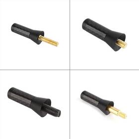 Keenso 719855043888 Car Radio Antenna 3.5cm Carbon Fiber Screw Aluminum Short