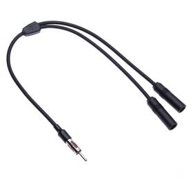 Keple 060662826030 Universal Dual Female Din Antenna Splitter Cable Vehicle Aerial Double Femal