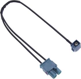 Keple 744110528848 Dual Fakra Car Radio Antenna Adapter By Double Plug Vehicle Aerial