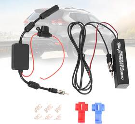 Ksaauto 726084546172 12v Car Antenna Booster Stereo Fm Am Radio Signal Amplifier Amp For