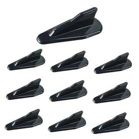 Lhdos-lds-061 Lhdos 10pcs Rear Diffuser Car Shark Fin Spoiler Kit Mini Roof Wing Black