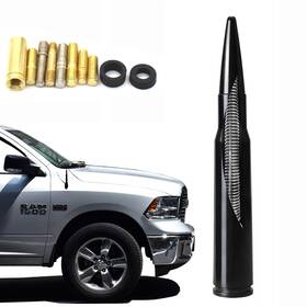 Maoeryan Gstx01bkpro 50 Cal Stubby Antenna Mast Fit For Car Track Delete Replacement Ford